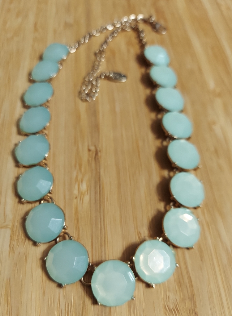 Etc! Gold/Faceted Bead Statement Necklace